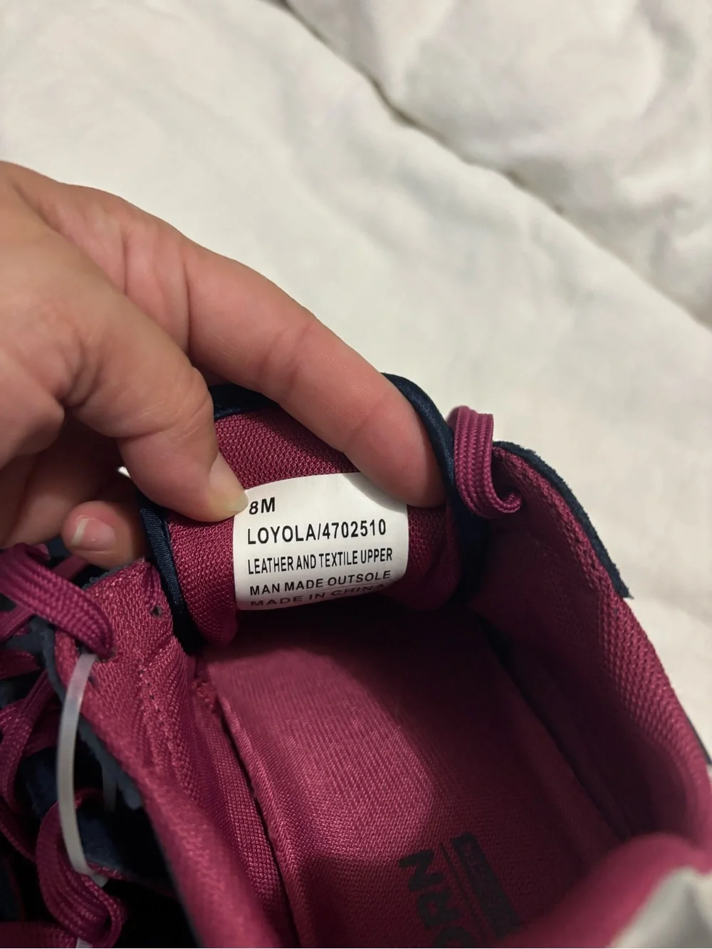 Tretorn Navy and Berry Low-Top Sneakers